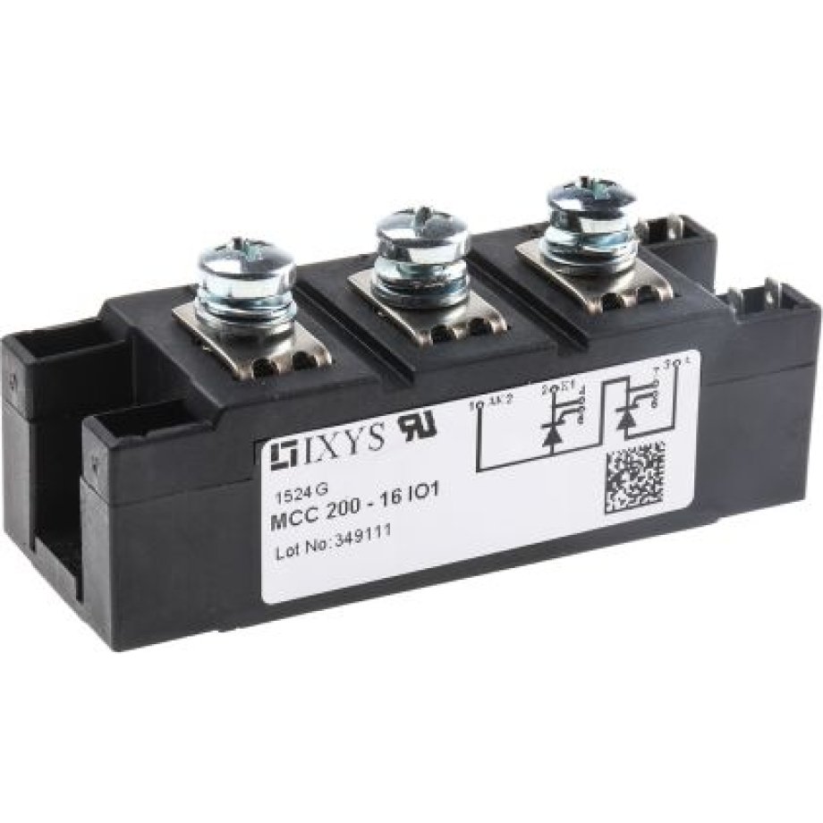 IXYS MCC200-16IO1, Dual Thyristor Module 1600V, 216A 150mA