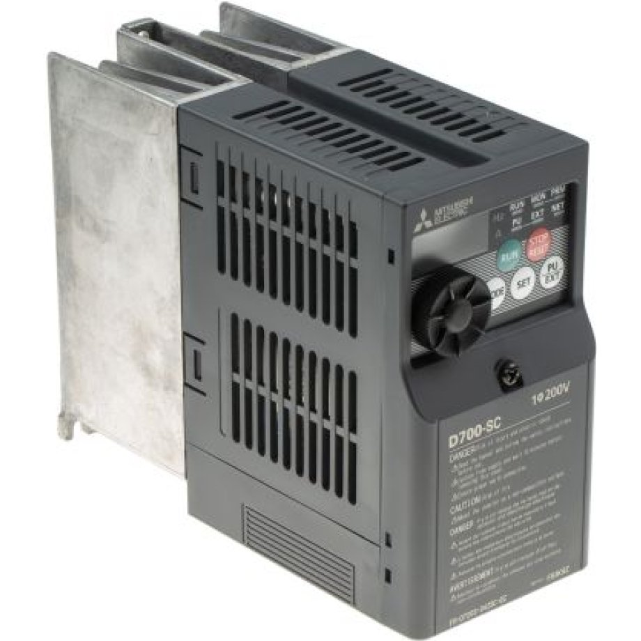 Mitsubishi Inverter Drive, 0.75 kW, 1 Phase, 230 V ac, 4.2 A, FR-D720S Series
