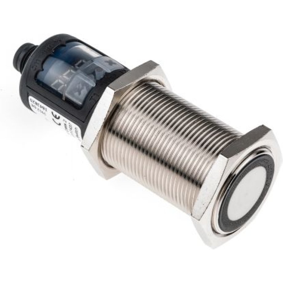 BALLUFF Ultrasonic Threaded Barrel Proximity Sensor, M30, 2 m Detection, PNP NO/NC, 9 → 30 V dc