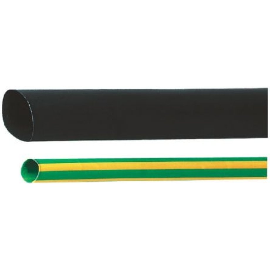 HelleannTyton Heat Shrink Tubing, Green/Yellow 24mm Sleeve Dia. x 1m Length 3:1 Ratio, TREDUX Series